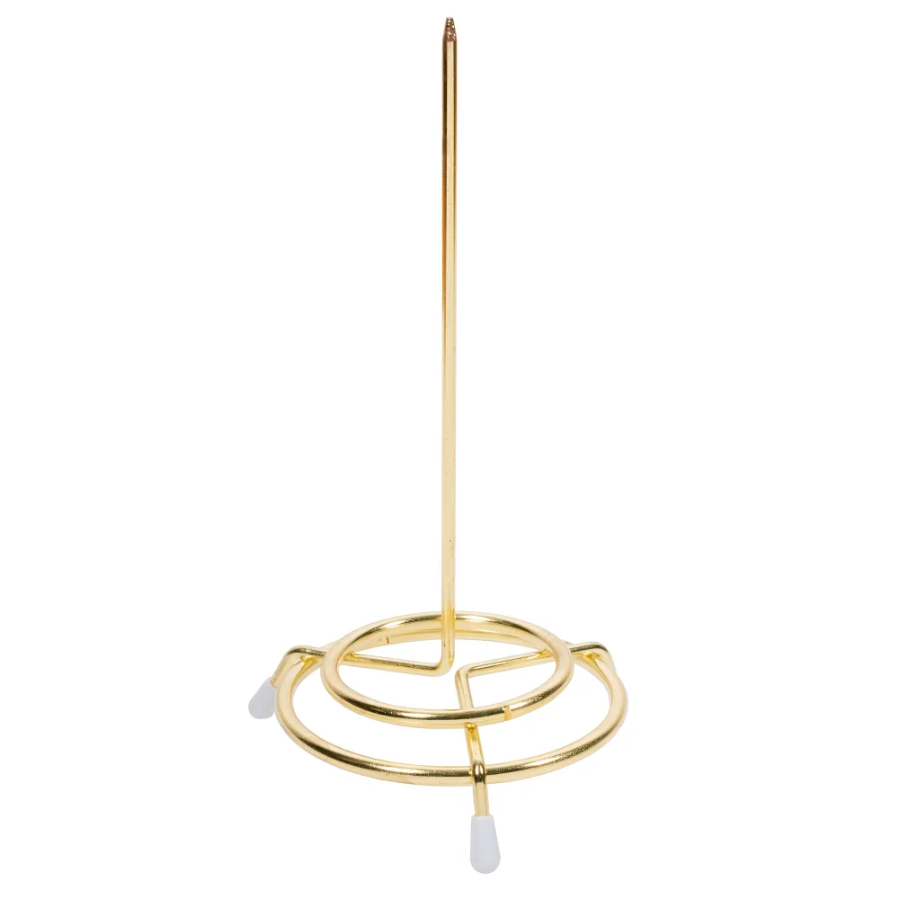 6" Check Spindle - Steel Wire, Gold